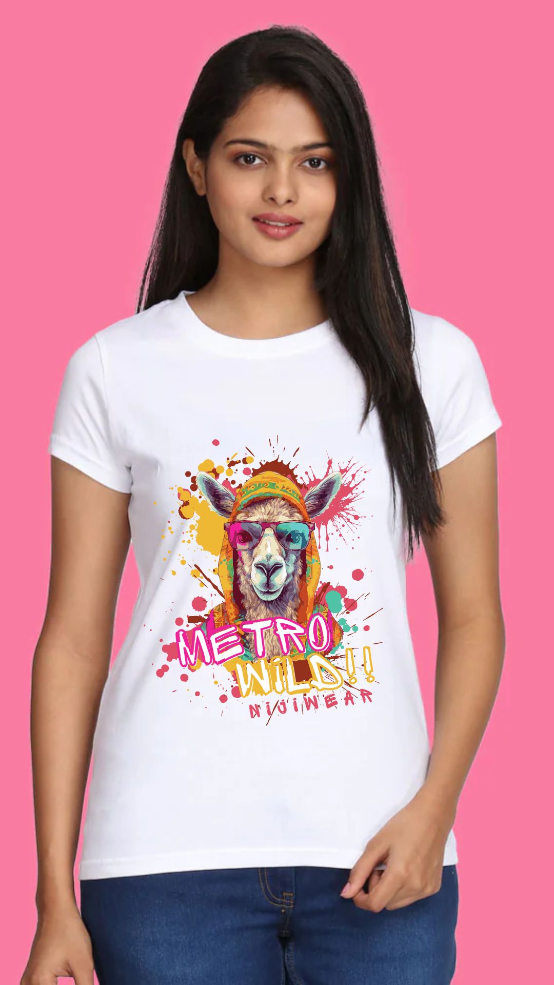 Women’s Graphic T-Shirt – Bold Vintage Design | Nijiwear