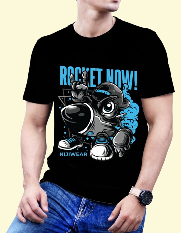 Men’s Graphic T-Shirt Rocket Now | Nijiwear